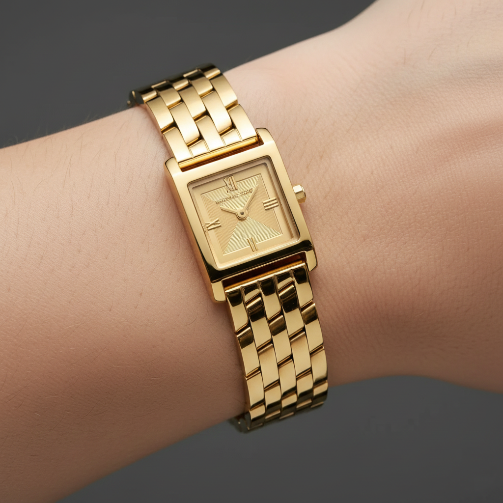 Michael Kors Georgie MK4931 Gold-Tone Square Dial Ladies Watch
