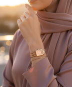 Michael Kors Georgie MK4932 Rose Gold-Tone Square Dial Ladies Watch