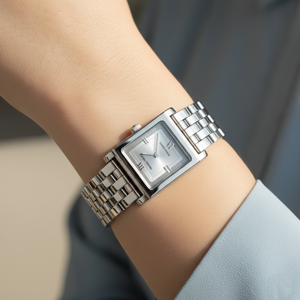 Michael Kors Georgie MK4933 Silver-Tone Square Dial Ladies Watch