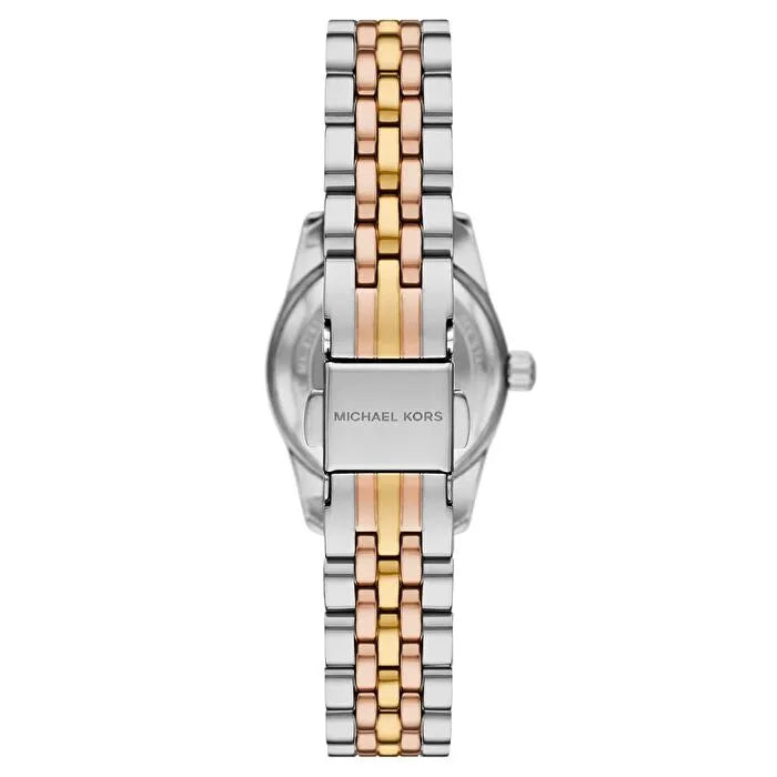 Michael Kors Lexington MK4987 Two-Tone Silver & Rose Gold Crystal Watch