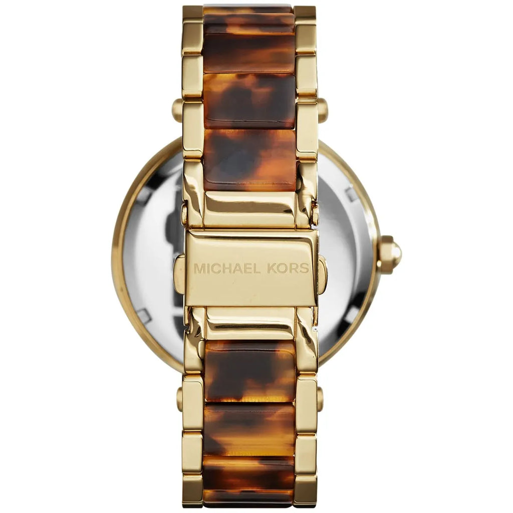 Michael Kors Parker MK6109 Gold & Tortoise Logo Watch