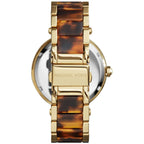 Michael Kors Parker MK6109 Gold & Tortoise Logo Watch