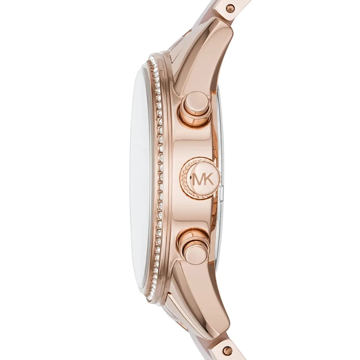Michael Kors Ritz MK6307 Rose Gold & Blush Acetate Watch