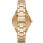 Michael Kors Runway MK6682 Gold & Black Studded Logo Watch