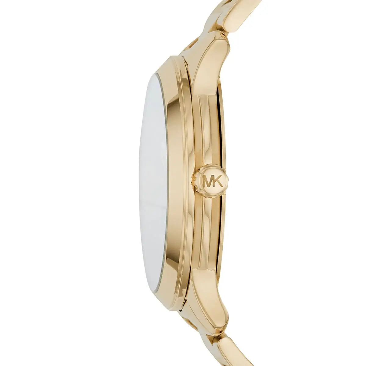 Michael Kors Runway MK6682 Gold & Black Studded Logo Watch