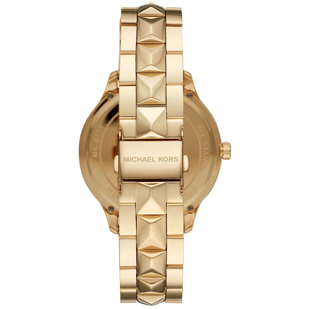 Michael Kors Runway MK6714 Gold Studded Glitz Watch