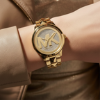 Michael Kors Runway MK6714 Gold Studded Glitz Watch