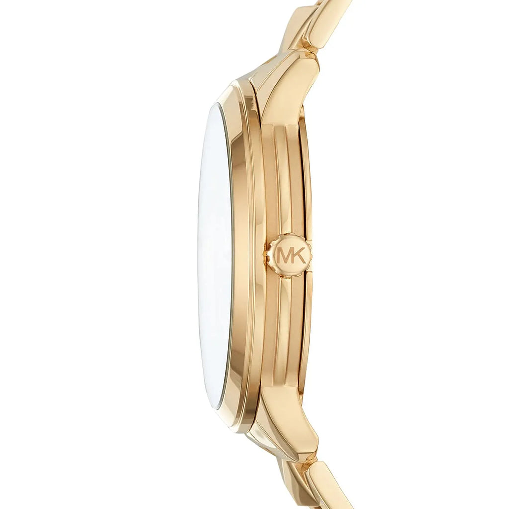 Michael Kors Runway MK6714 Gold Studded Glitz Watch