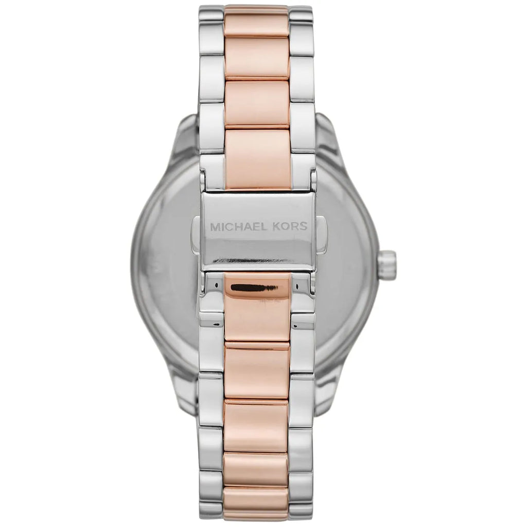 Michael Kors Layton MK6849 Two-Tone MOP Crystal Watch