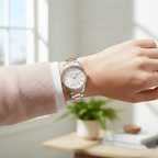 Michael Kors Layton MK6849 Two-Tone MOP Crystal Watch