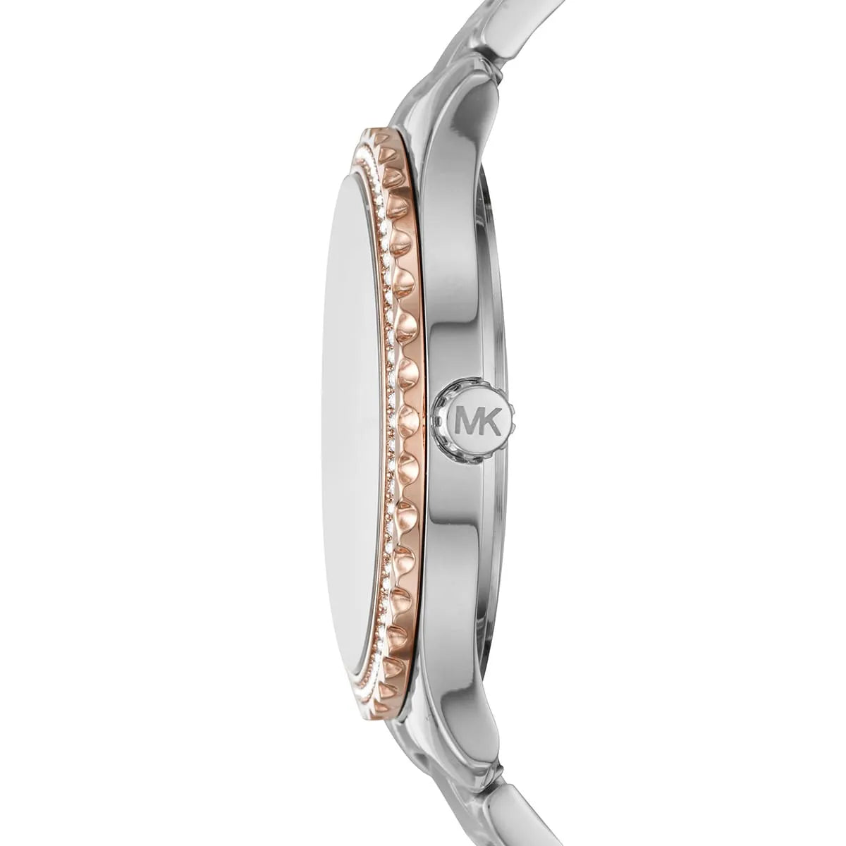 Michael Kors Layton MK6849 Two-Tone MOP Crystal Watch