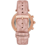 Michael Kors Parker MK6935 Rose Gold & Pink Logo Watch