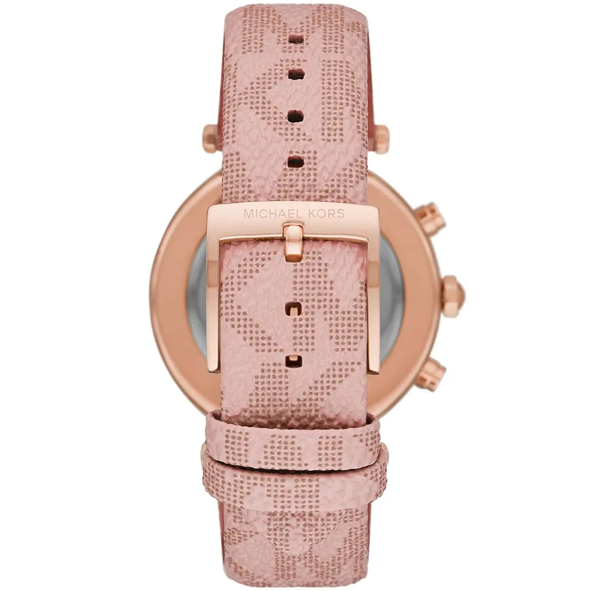Michael Kors Parker MK6935 Rose Gold & Pink Logo Watch