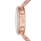 Michael Kors Parker MK6935 Rose Gold & Pink Logo Watch