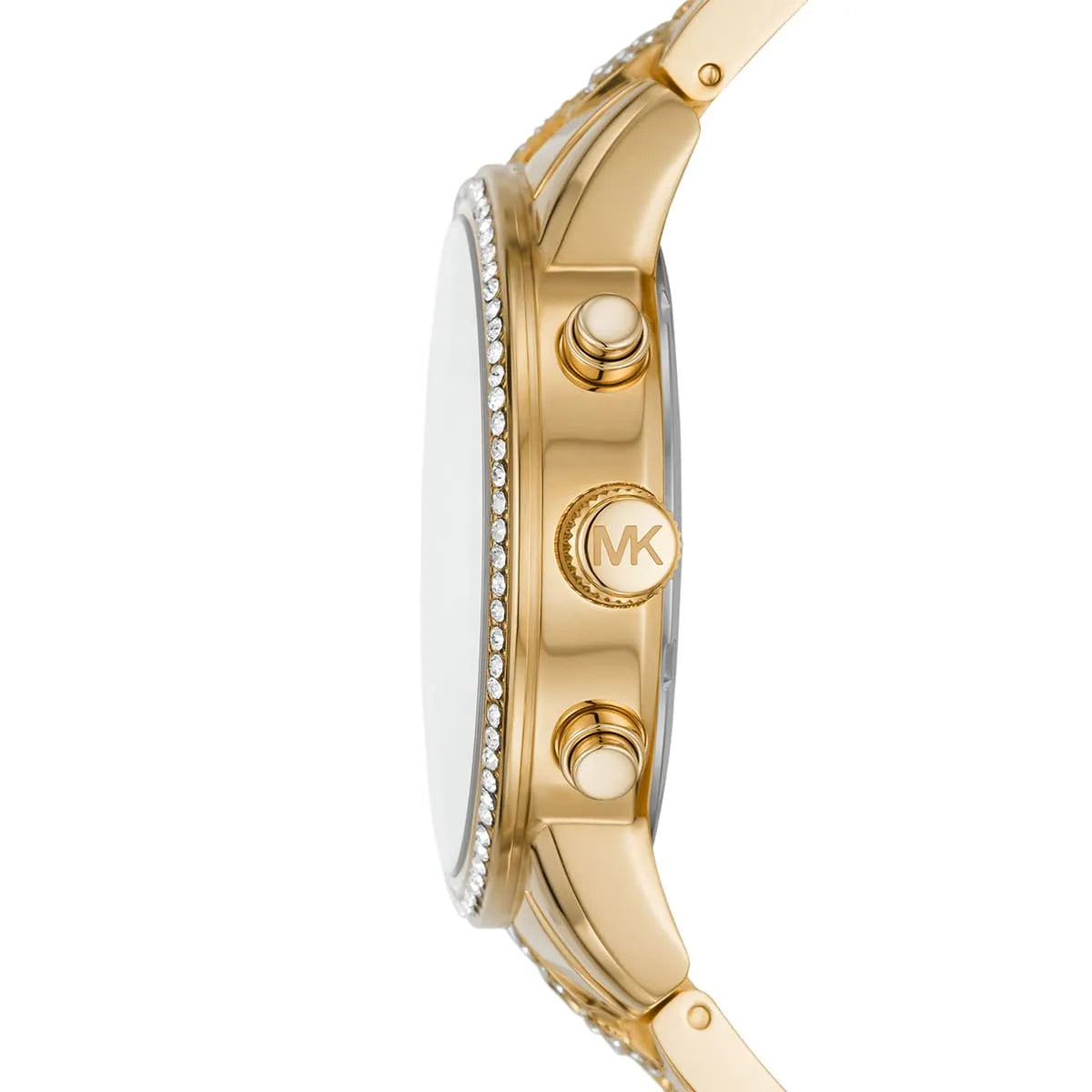 Michael Kors Ritz MK6937 Gold Pavé Chronograph Watch