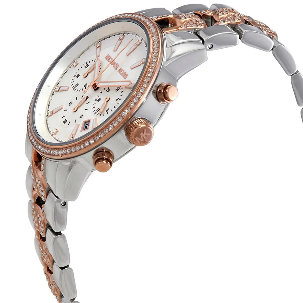 Michael Kors Ritz MK6938 Two-Tone Pavé Chronograph Watch
