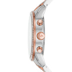 Michael Kors Ritz MK6938 Two-Tone Pavé Chronograph Watch