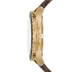 Michael Kors Runway MK6979 Gold Glitz Dial Signature Strap Watch