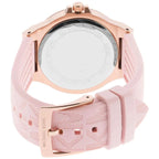 Michael Kors Lennox MK7282 Rose Gold & Pink Logo Silicone Watch