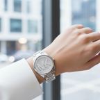 Michael Kors Janelle MK7311 Silver Glitz Logo Watch