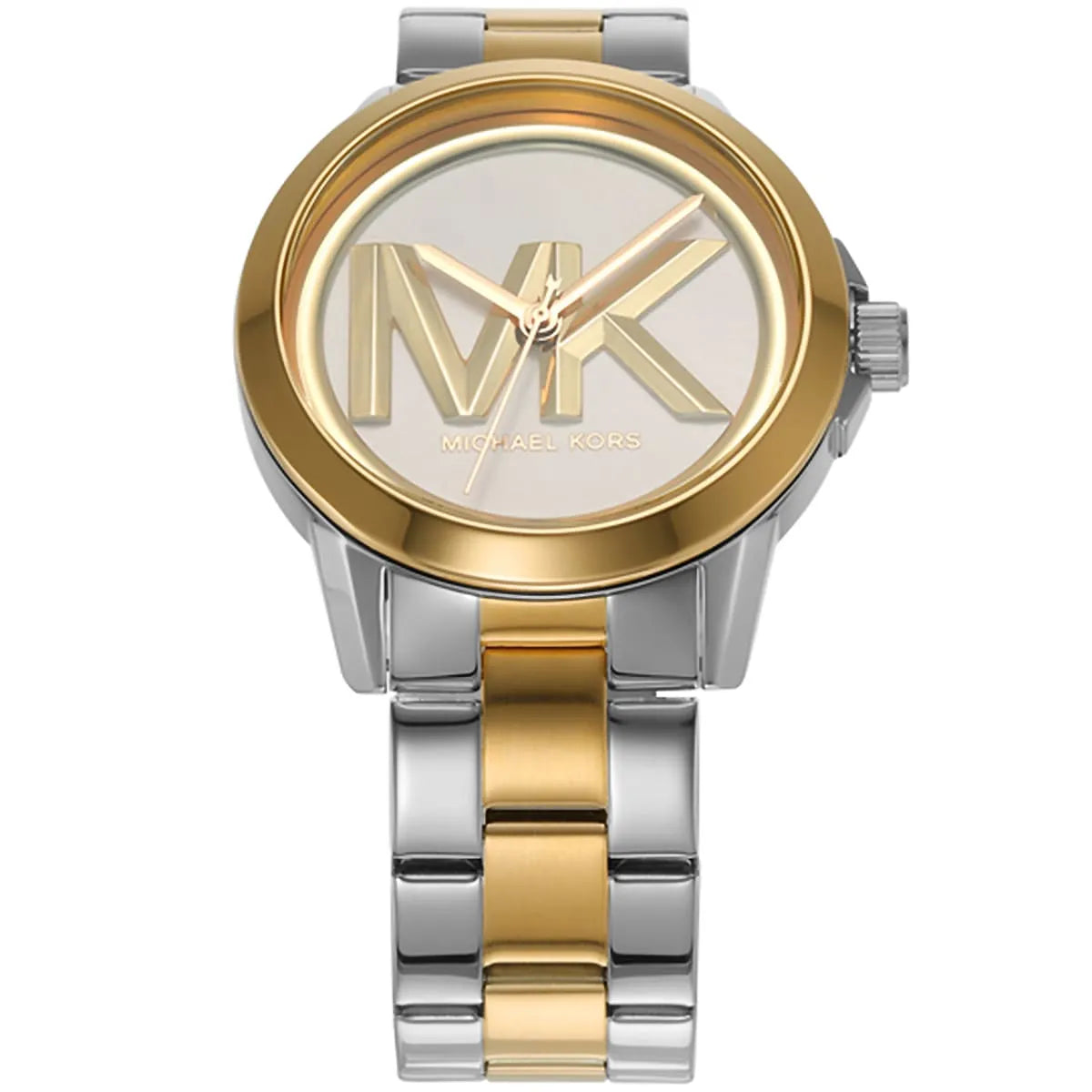 Michael Kors Runway MK7319 Two-Tone Big Logo Watch