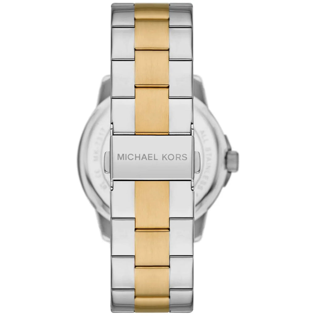 Michael Kors Runway MK7319 Two-Tone Big Logo Watch
