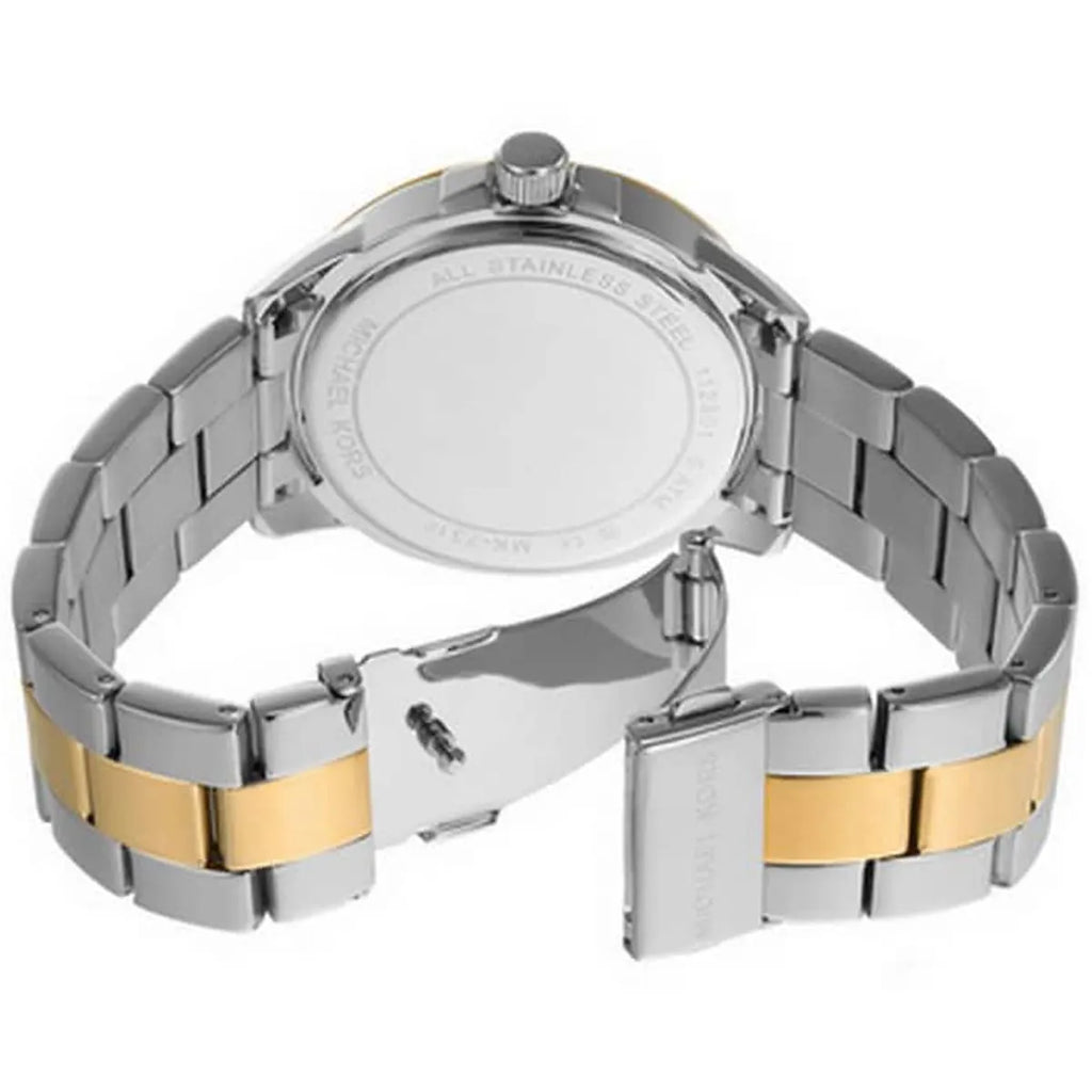 Michael Kors Runway MK7319 Two-Tone Big Logo Watch