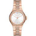 Michael Kors Lennox MK7362 Rose Gold Watch with Pavé Crystal Bracelet