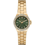 Michael Kors Lennox MK7395 Gold-Tone Watch with Emerald Green Dial