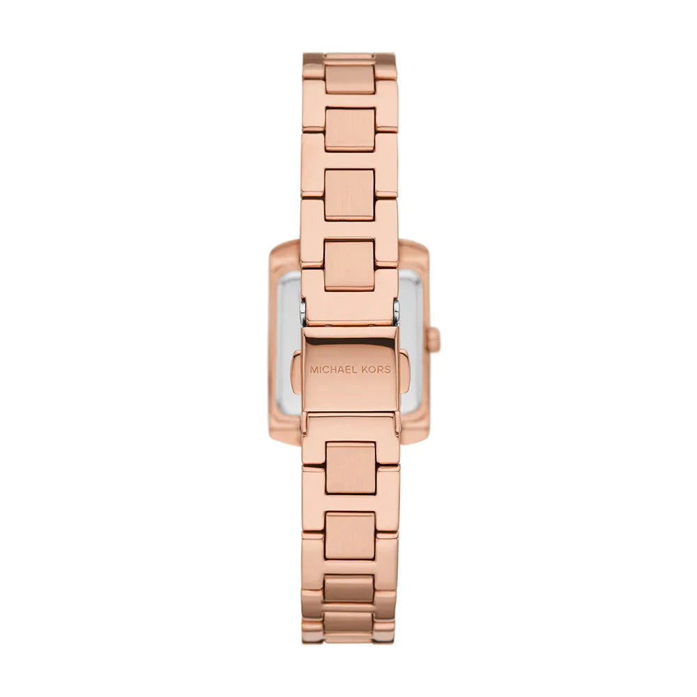 Michael Kors Emery MK7512 Rose Gold Rectangular Watch