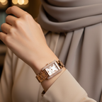 Michael Kors Emery MK7512 Rose Gold Rectangular Watch