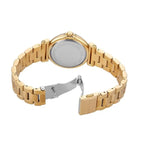 Michael Kors Maren MK7516 Gold-Tone Crystal Rectangular Watch