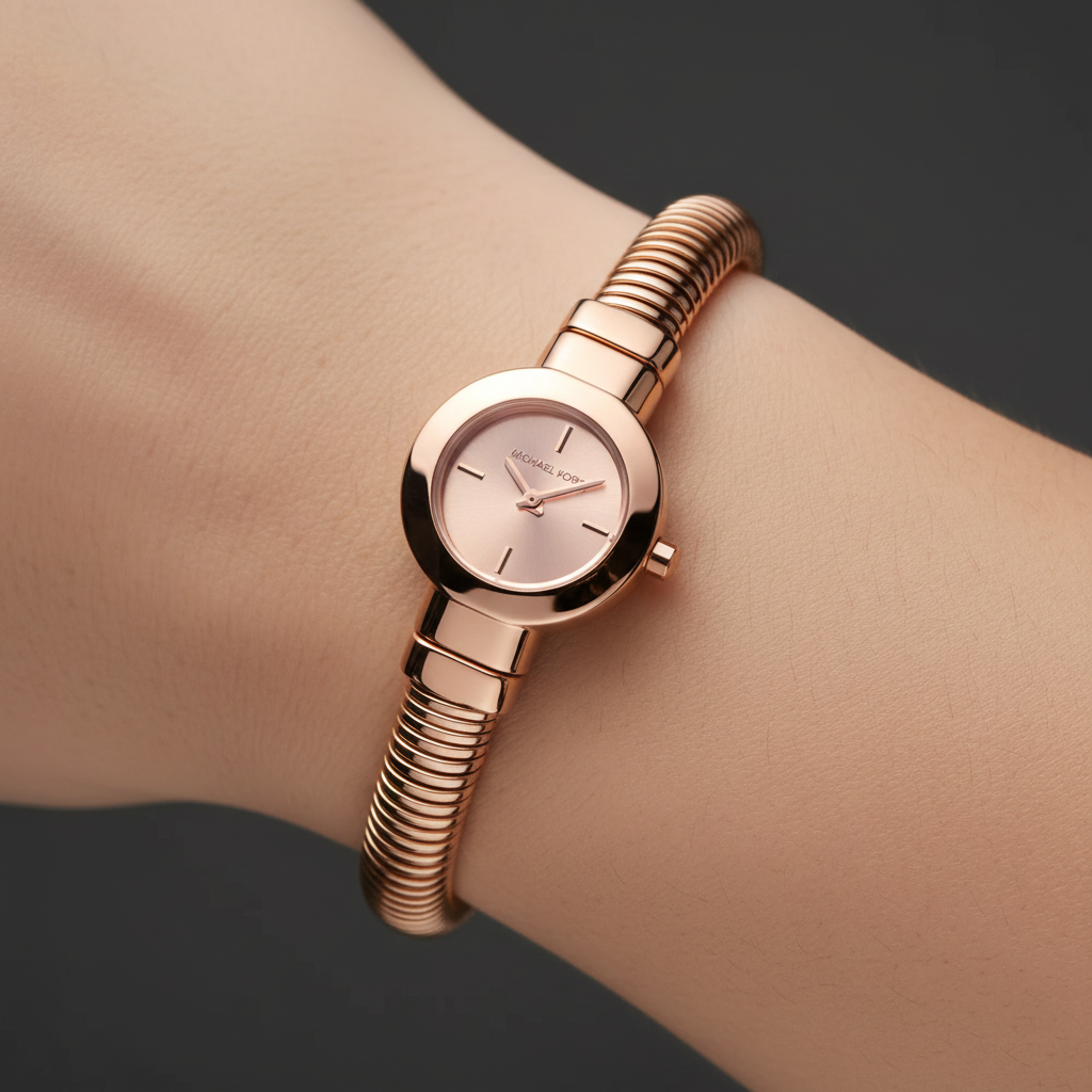 Michael Kors Gramercy MK7528 Rose Gold Bangle Watch