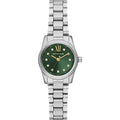 Michael Kors Petite Lexington MK7580 Silver Tone Brushed Green Dial Watch