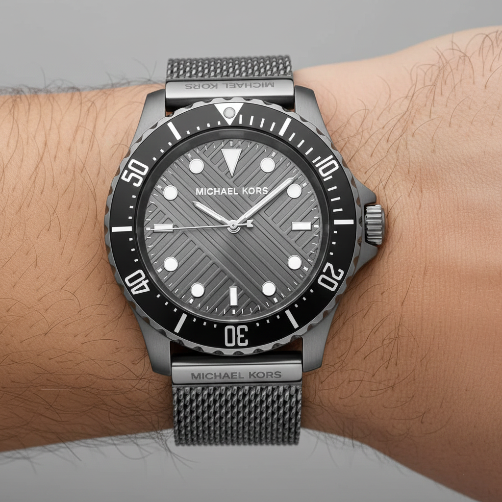 Michael Kors Everest MK9093 Gunmetal Mesh Watch