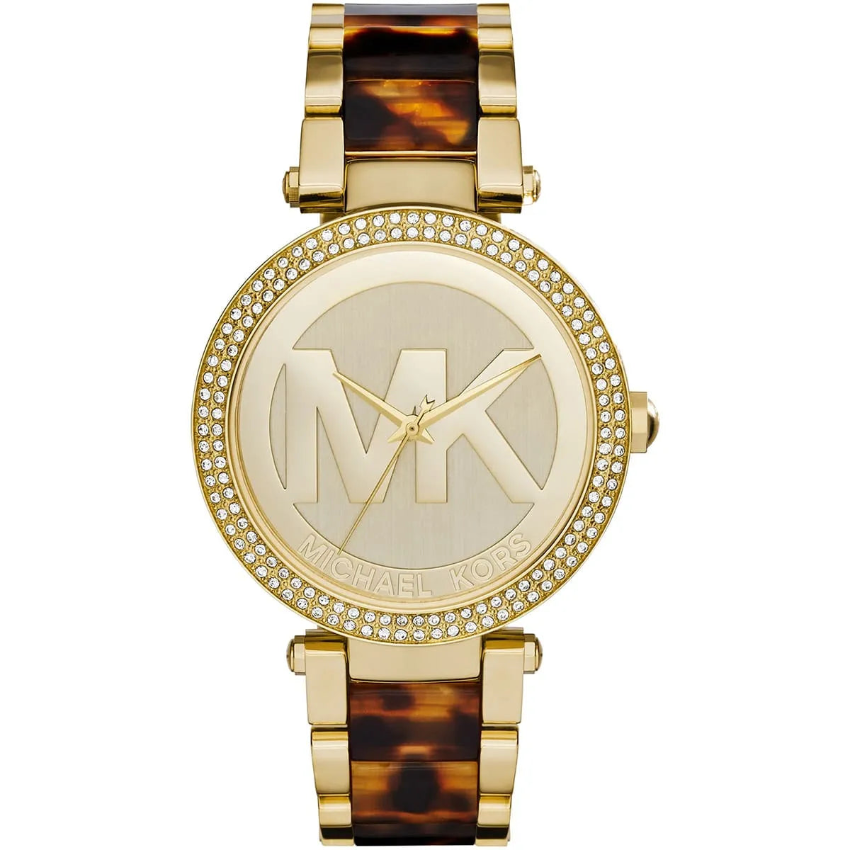 Michael Kors Parker MK6109 Gold & Tortoise Logo Watch