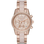 Michael Kors Ritz MK6307 Rose Gold & Blush Acetate Watch