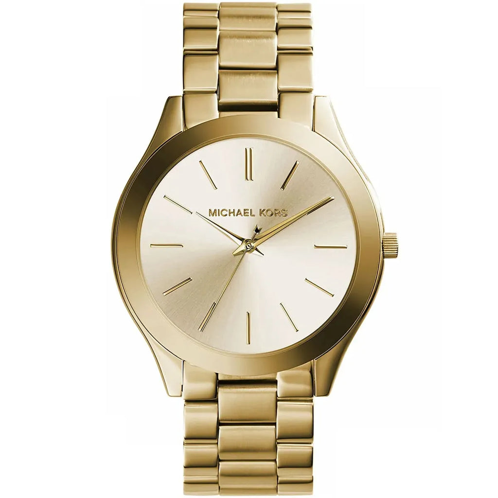 Michael Kors Slim Runway MK3179 Full Gold Watch
