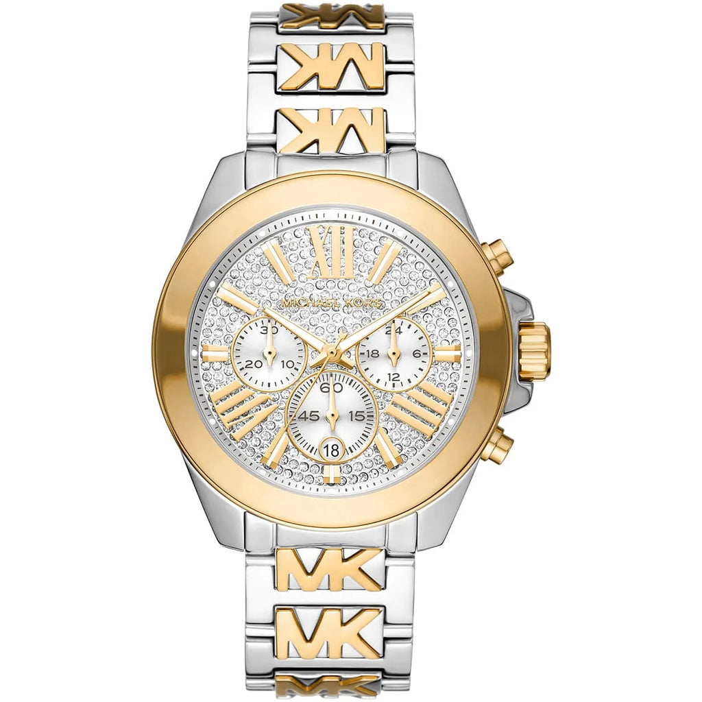 Michael Kors Wren MK6953 Two-Tone Glitz Chronograph Watch