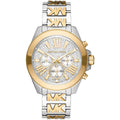 Michael Kors Wren MK6953 Two-Tone Glitz Chronograph Watch
