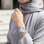 Michael Kors Darci MK3190 Silver-Tone Watch with Crystal Bezel and Silver Dial