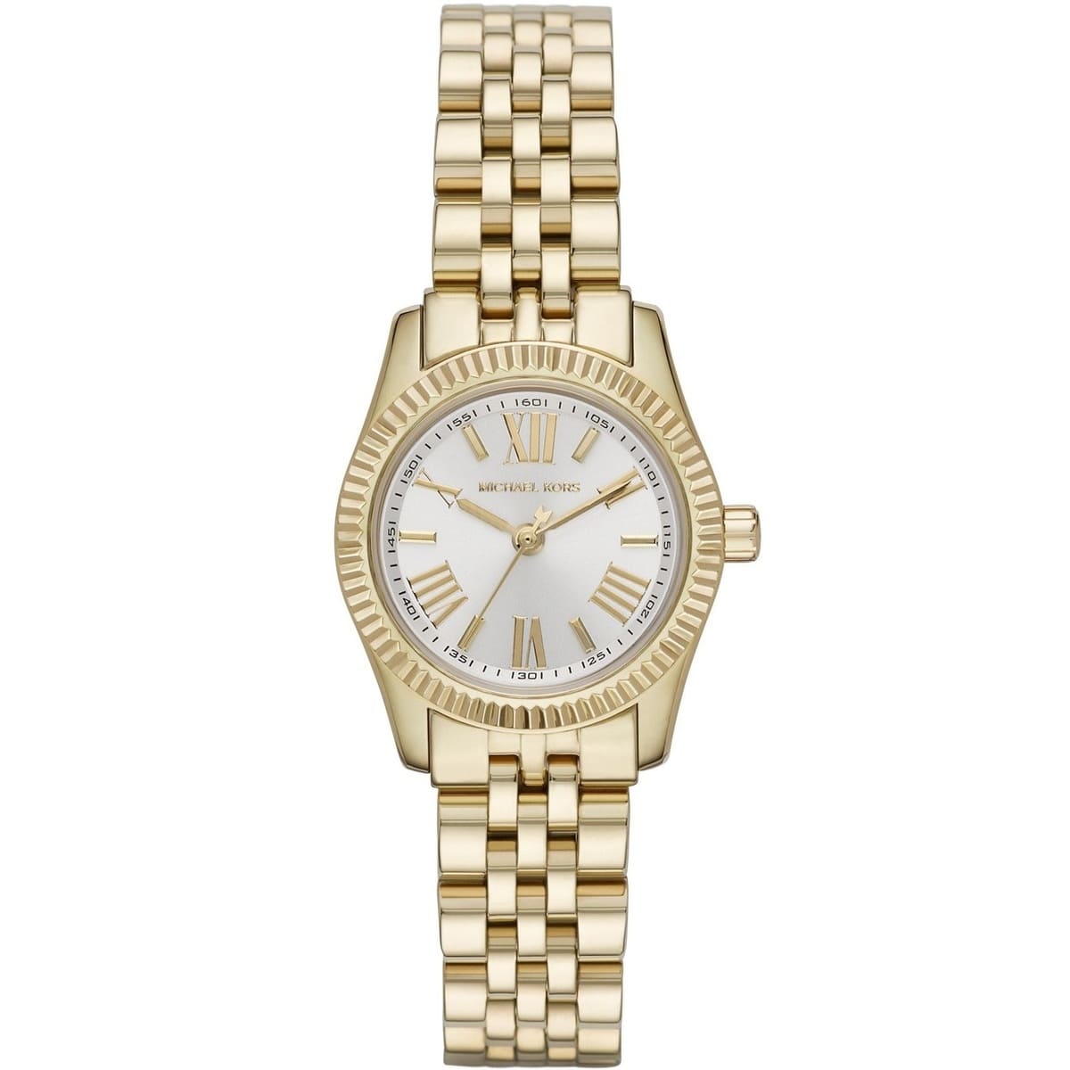 Michael Kors Lexington Mini MK3229 Gold Tone White Dial Women's Watch
