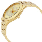 Michael Kors MK3590 Runway Slim Women’s Gold Crystal Dial Stainless Steel Watch