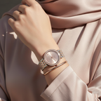 Michael Kors Darci MK3726 Two-Tone Watch with Rose Gold Celestial Star Dial