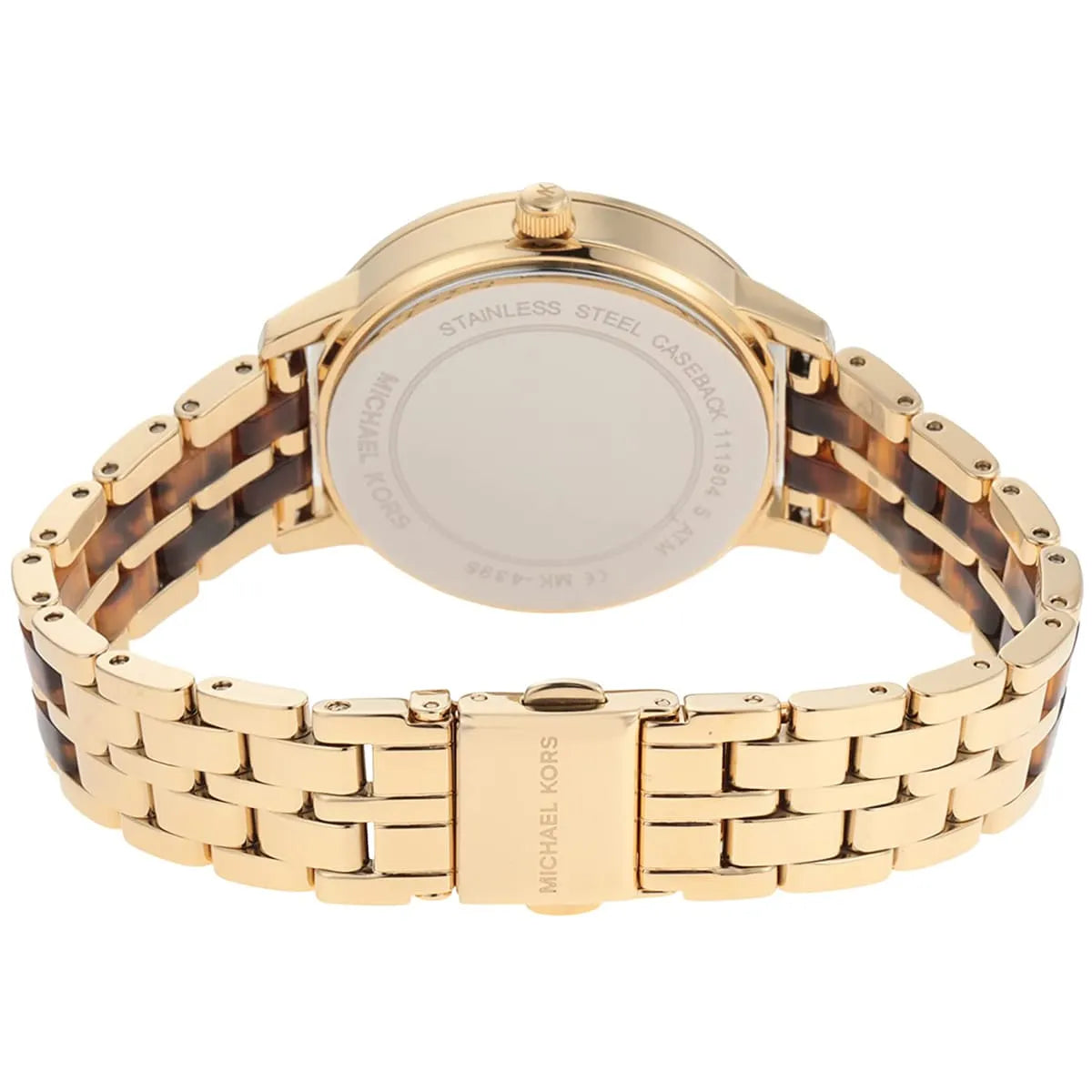 Michael Kors Melissa MK4395 Gold-Tone Tortoise Acetate Women's Watch