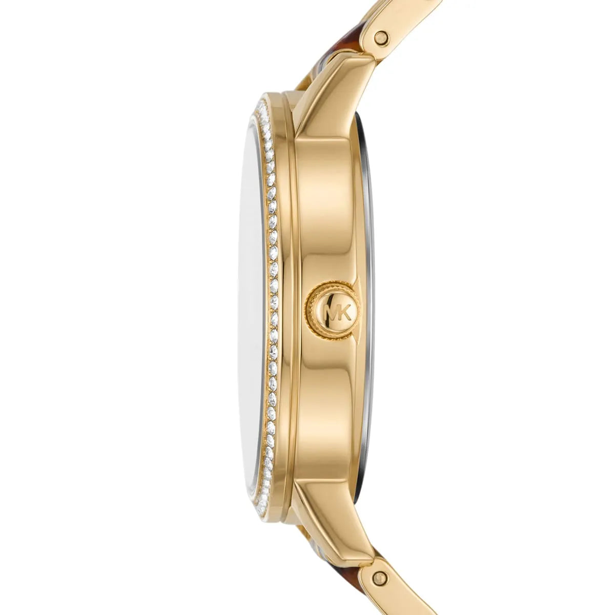 Michael Kors Melissa MK4395 Gold-Tone Tortoise Acetate Women's Watch
