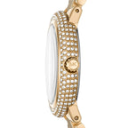 Michael Kors Macie mk4459Crystal Bezel Gold Dial Gold-Tone Stainless Steel Women's Watch