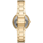 Michael Kors Macie mk4459Crystal Bezel Gold Dial Gold-Tone Stainless Steel Women's Watch