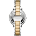 Michael Kors Pyper MK4595 Two-Tone Silver & Gold MK Logo White Dial Women's Watch