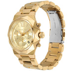 Michael Kors Raquel MK4690 Gold-Tone Chronograph Geometric Case Women's Watch